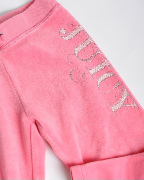Tepláky dětské Juicy Couture růžové